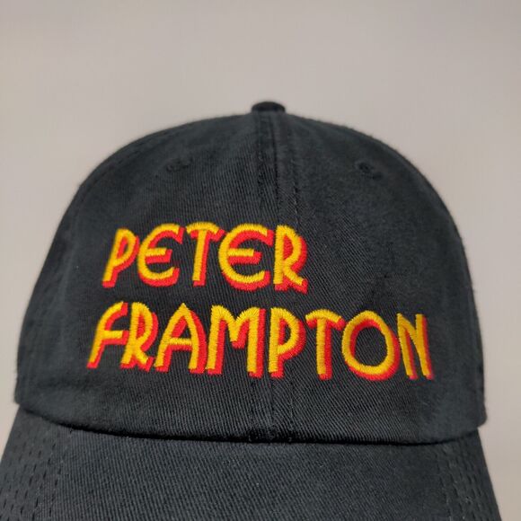 Otto Men's Peter Frampton Cap Hat Black OSFM Embroidered Logo - Picture 4 of 11